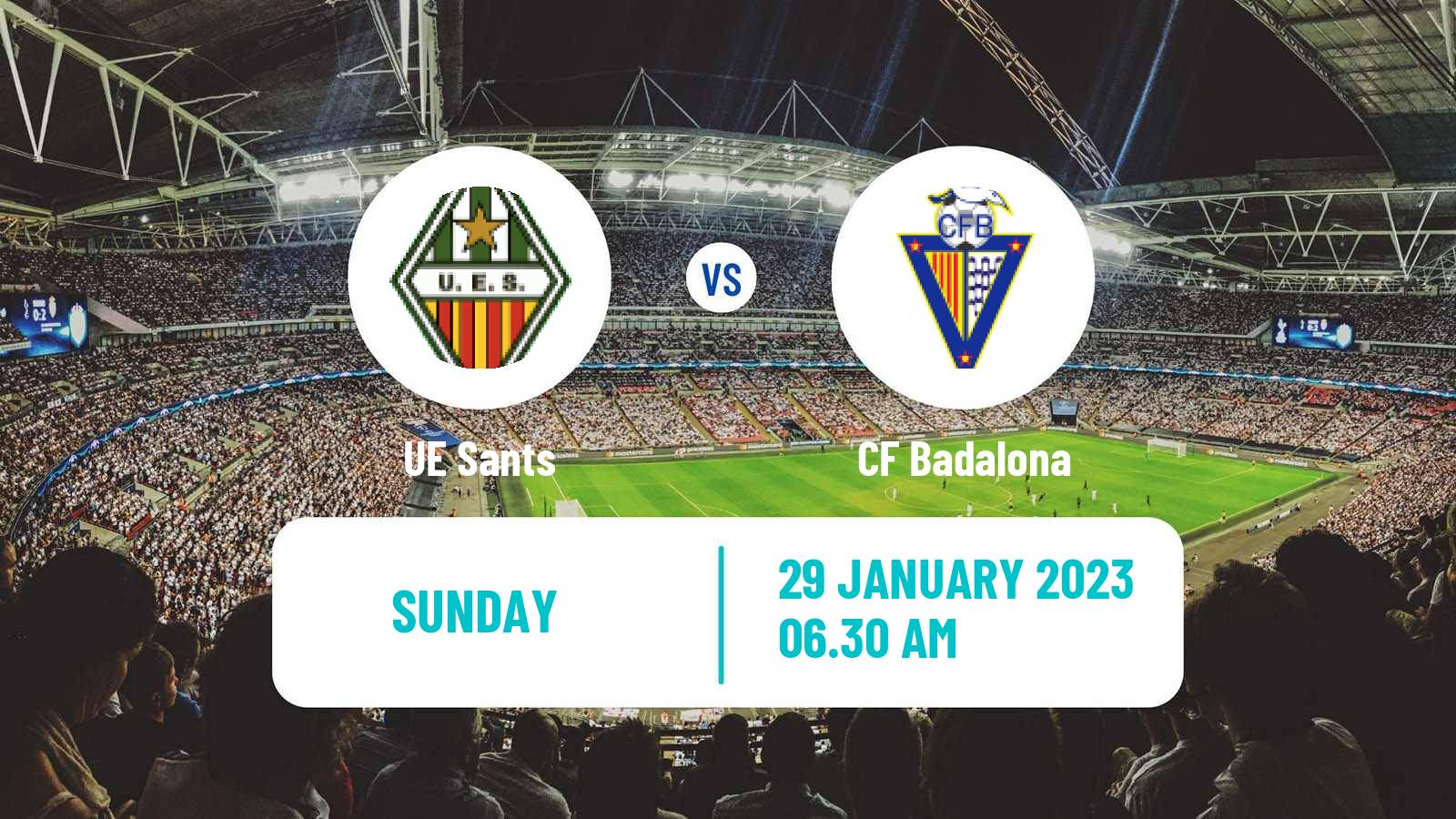 Soccer Spanish Tercera RFEF - Group 5 UE Sants - Badalona