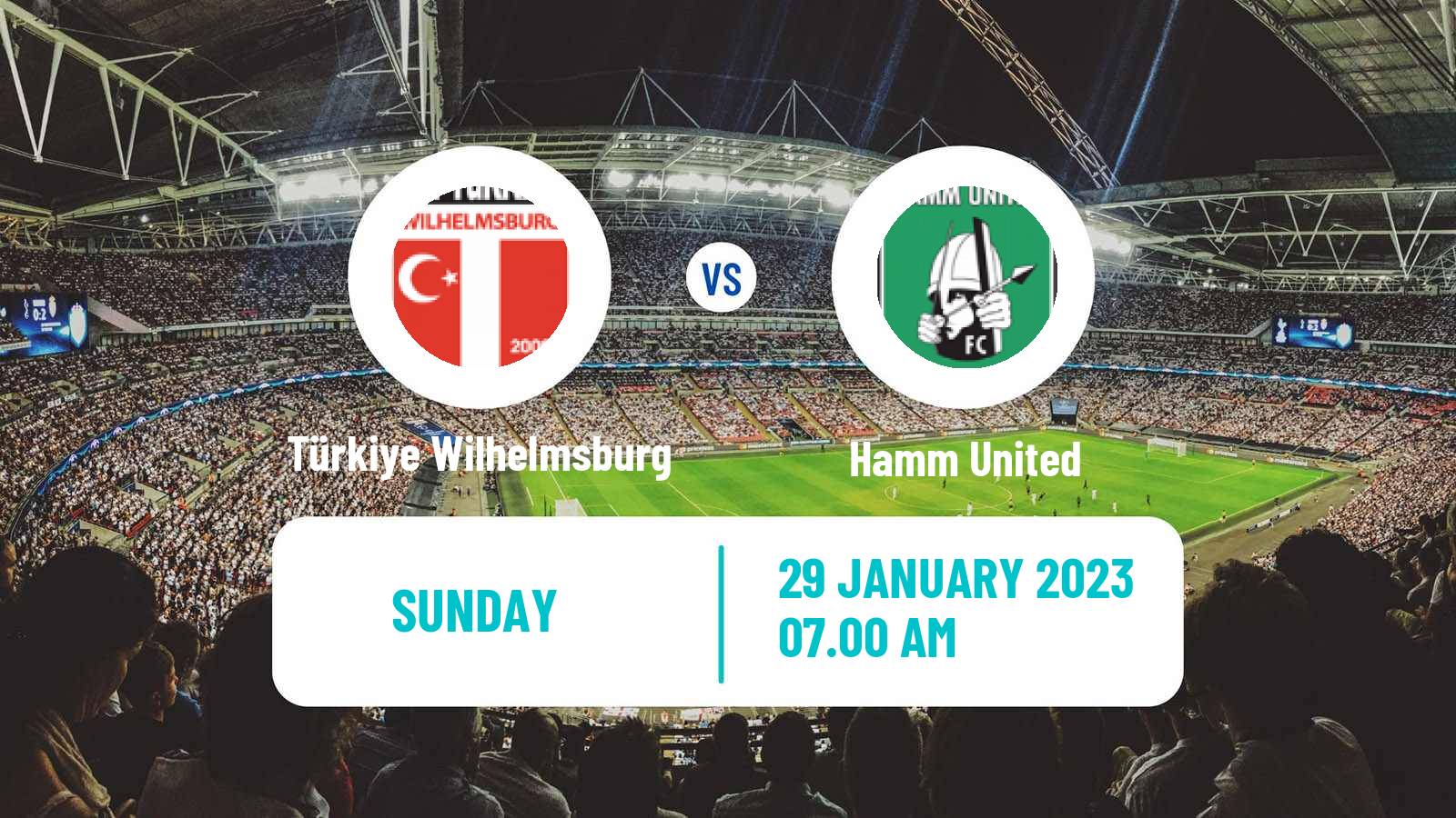 Soccer German Oberliga Hamburg Türkiye Wilhelmsburg - Hamm United