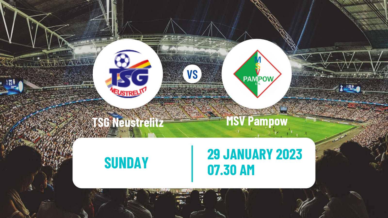 Soccer German Oberliga NOFV-Nord TSG Neustrelitz - Pampow