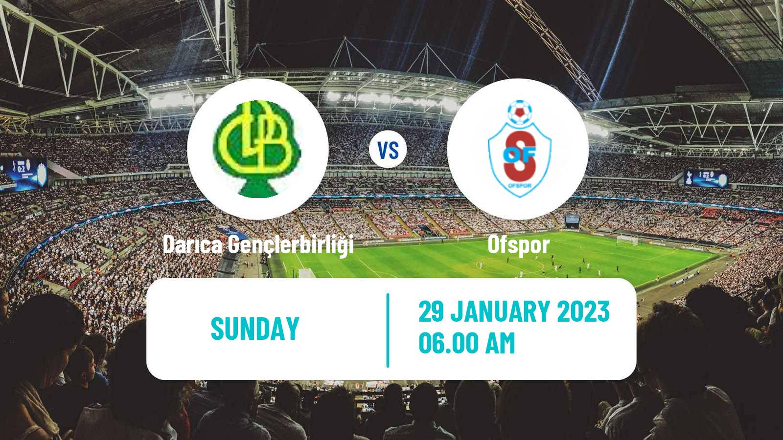 Football Turkish 3 Lig Group 2 Darıca Gençlerbirliği - Ofspor