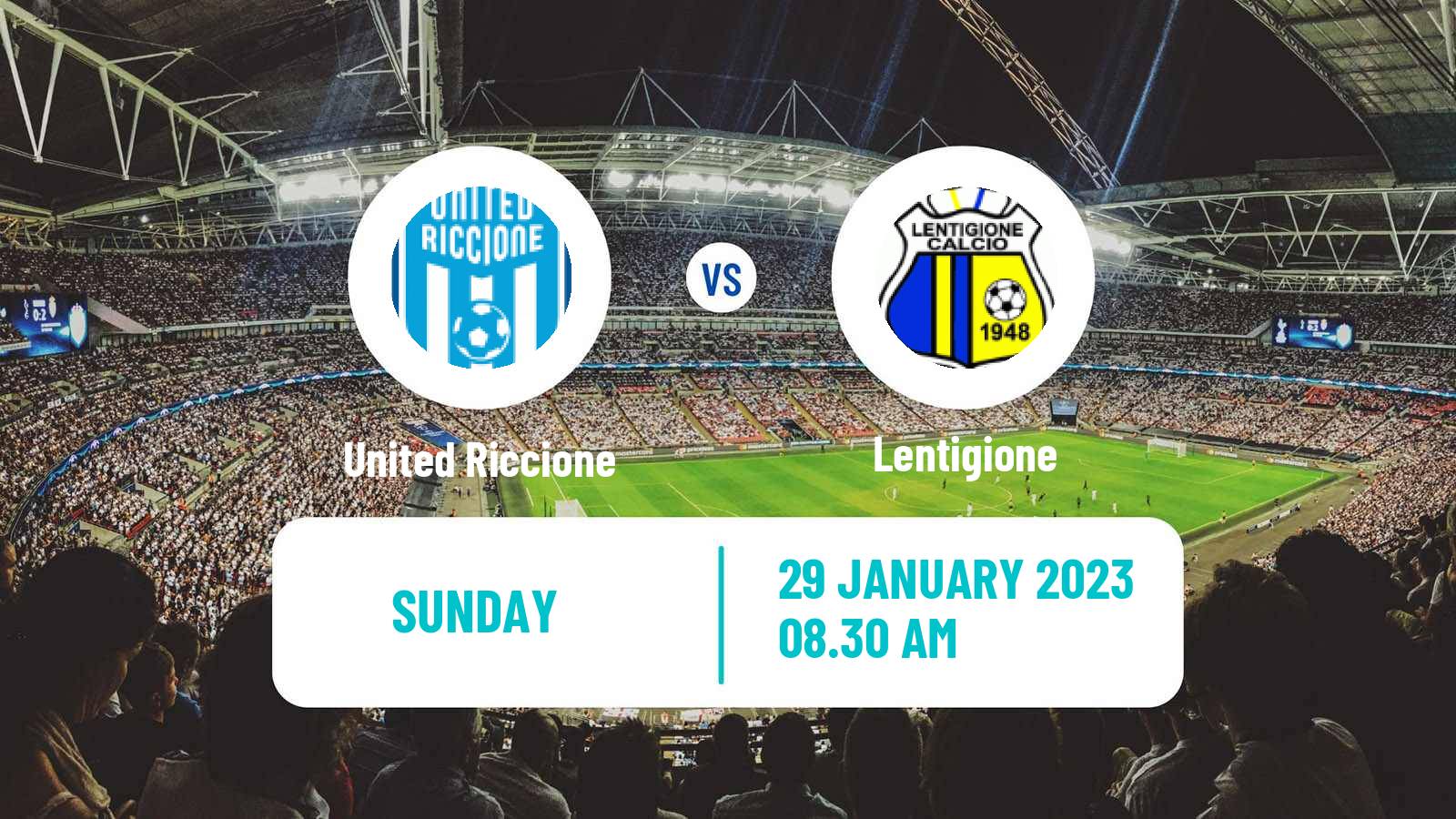 Soccer Italian Serie D - Group D United Riccione - Lentigione