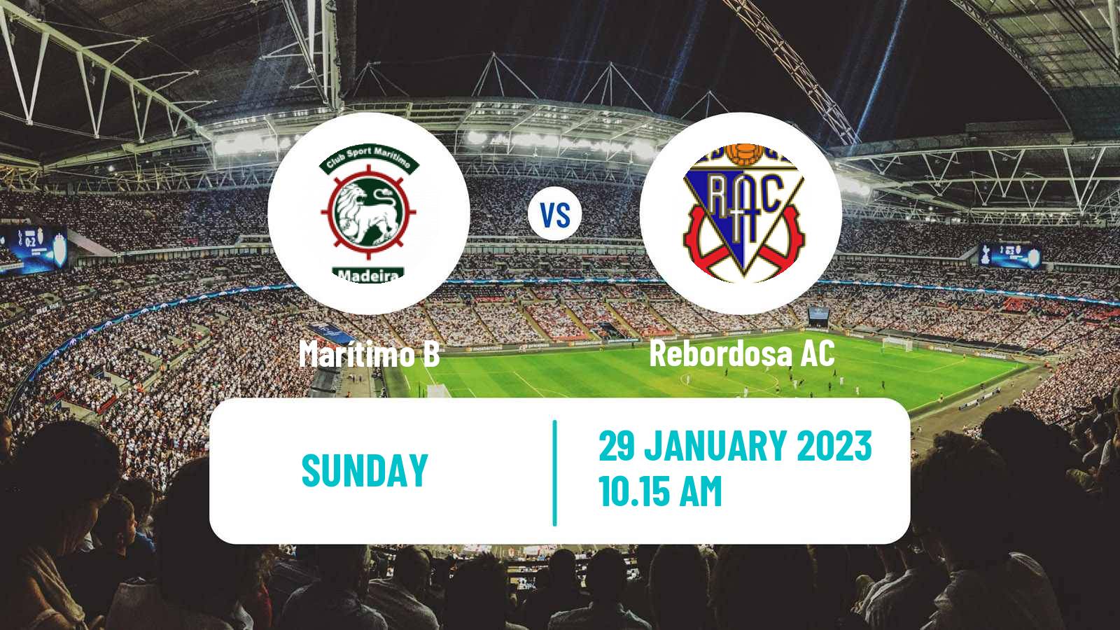 Soccer Campeonato de Portugal Marítimo B - Rebordosa