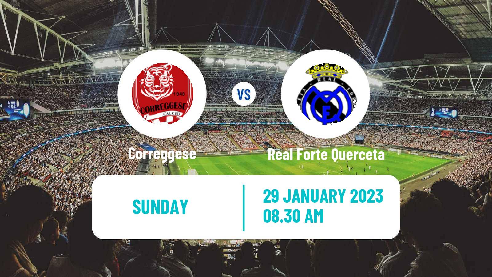 Soccer Italian Serie D - Group D Correggese - Real Forte Querceta