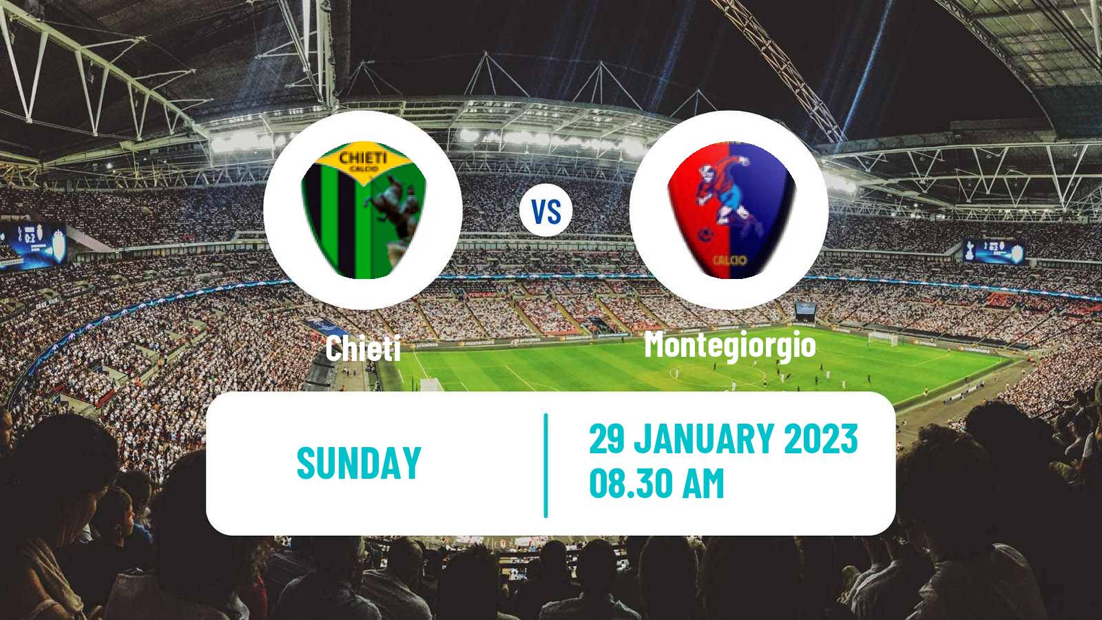 Soccer Italian Serie D - Group F Chieti - Montegiorgio