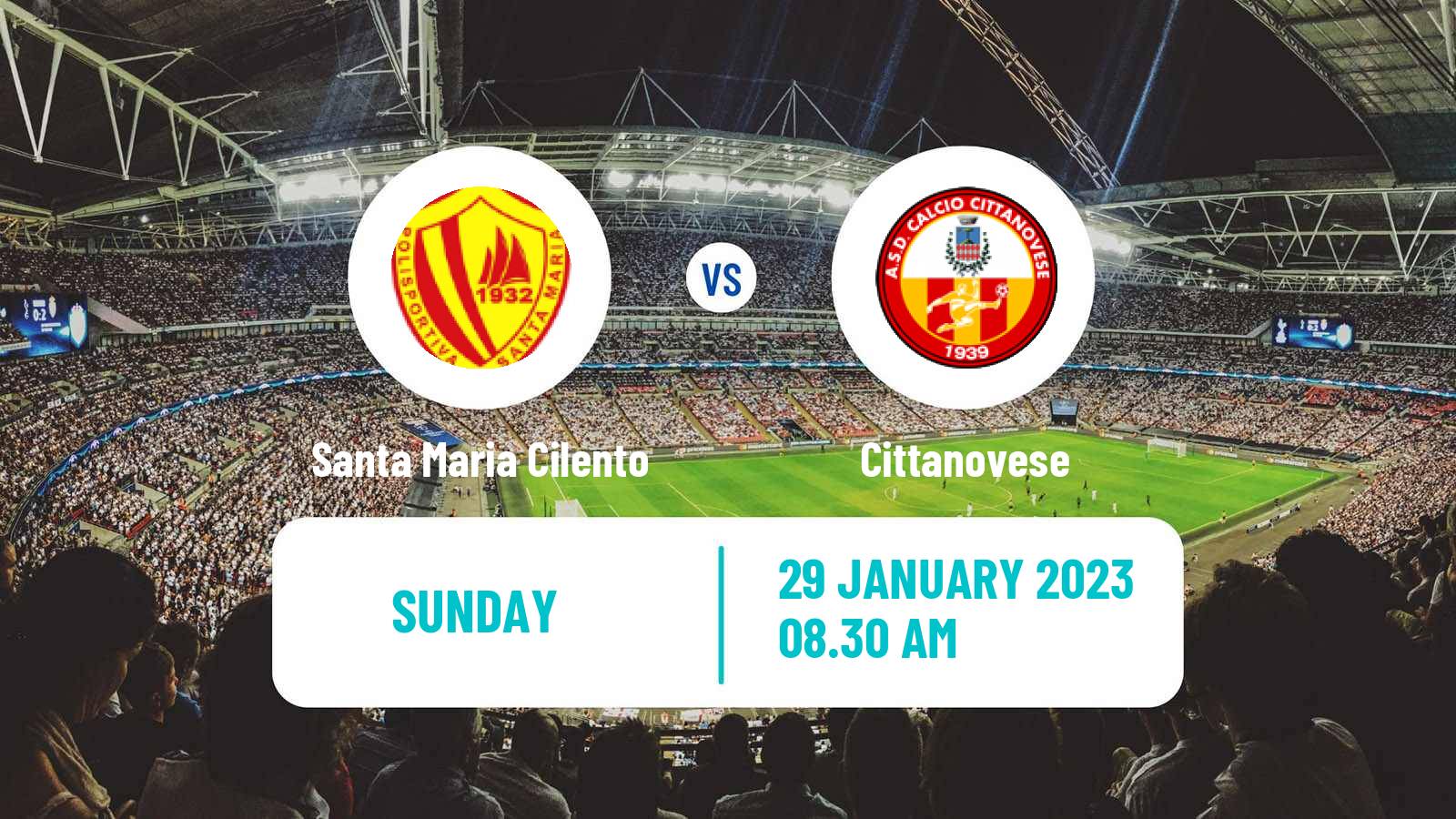 Soccer Italian Serie D - Group I Santa Maria Cilento - Cittanovese