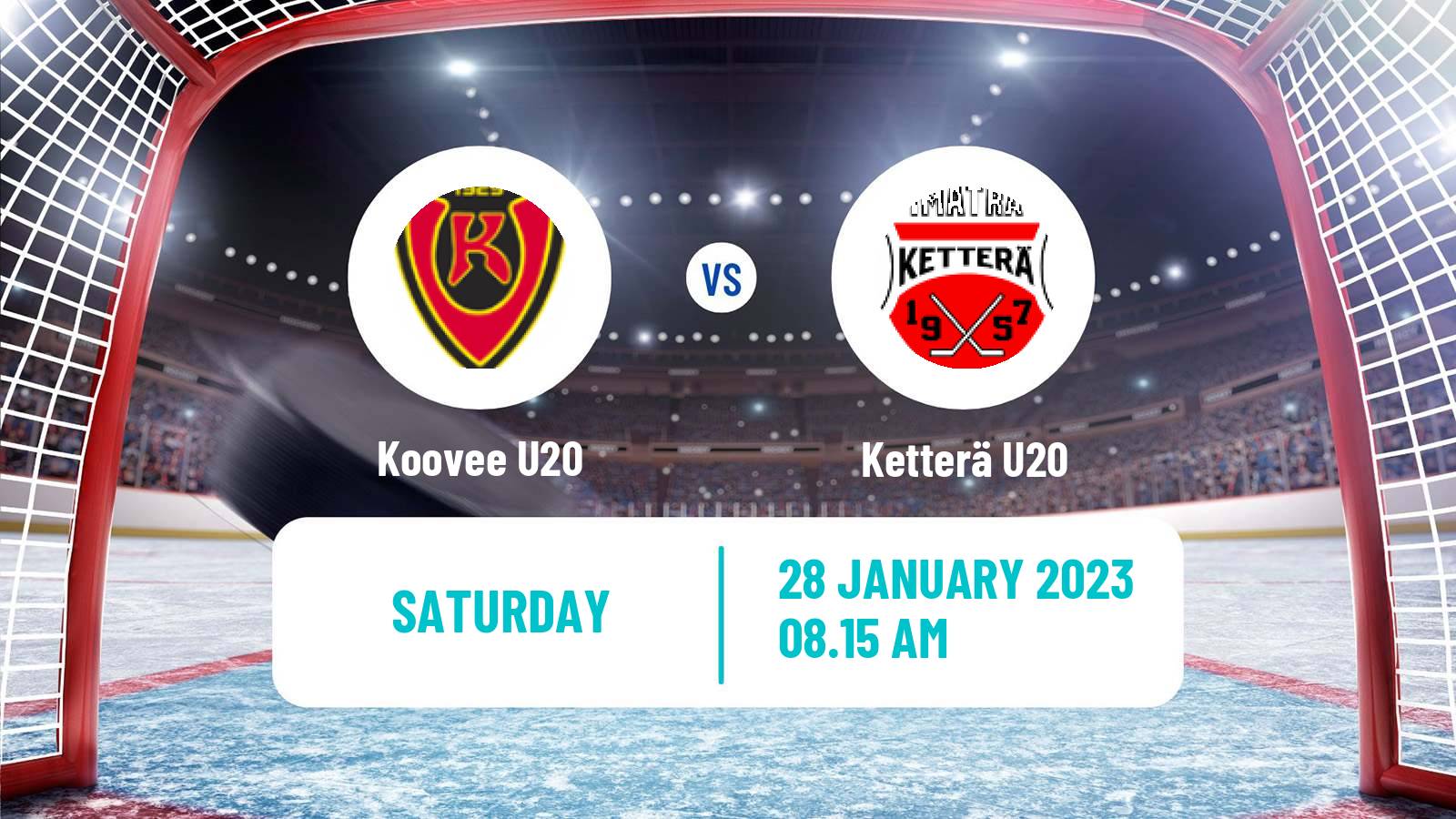 Hockey Finnish SM-sarja U20 Koovee U20 - Ketterä U20