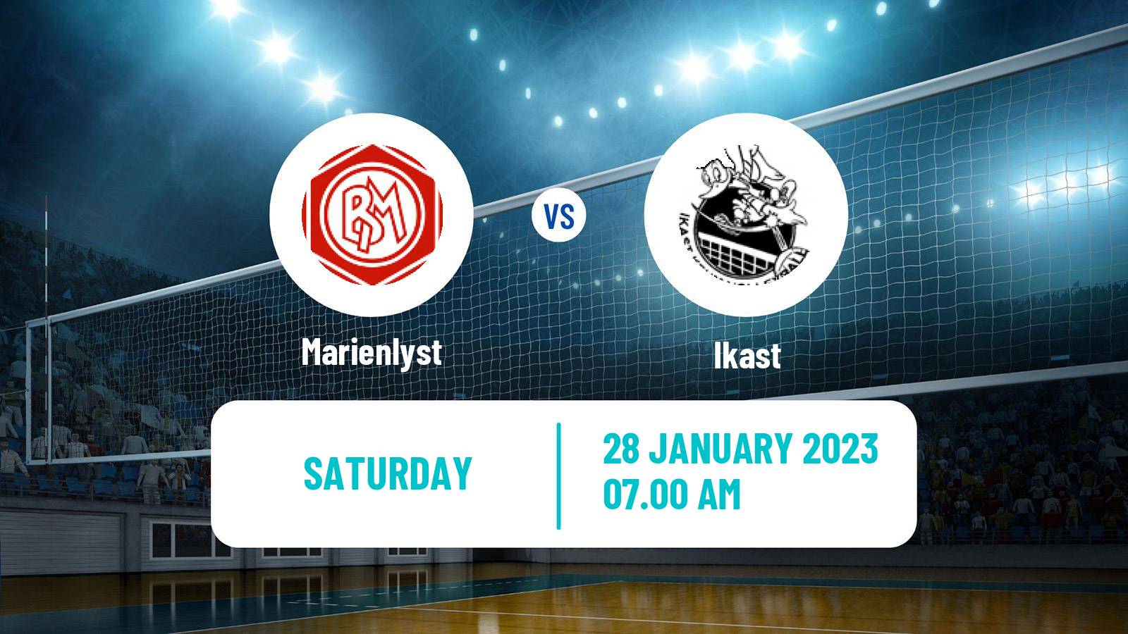 Volleyball Danish Volleyligaen Marienlyst - Ikast