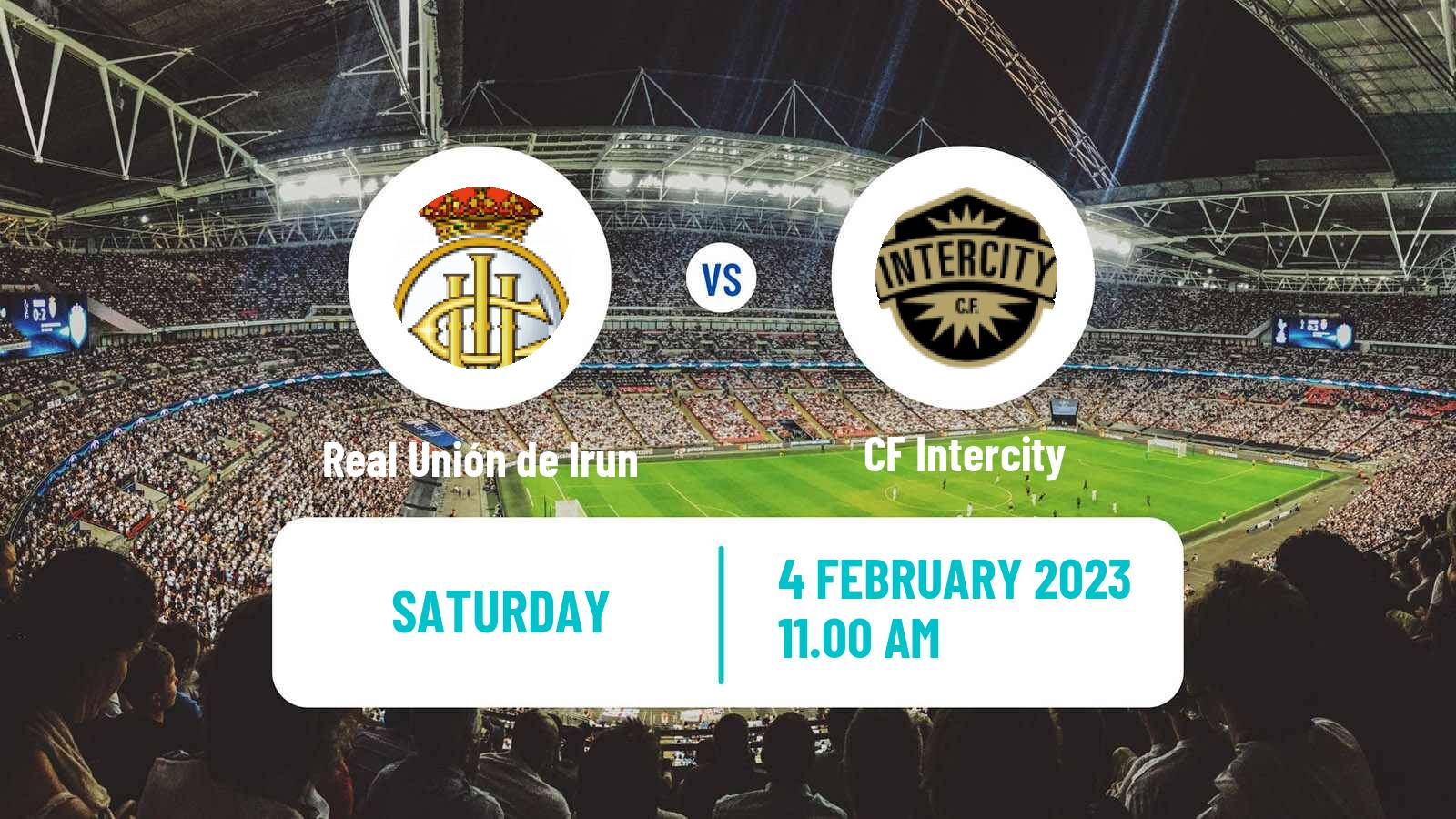 Soccer Spanish Primera RFEF Group 2 Real Unión de Irun - Intercity