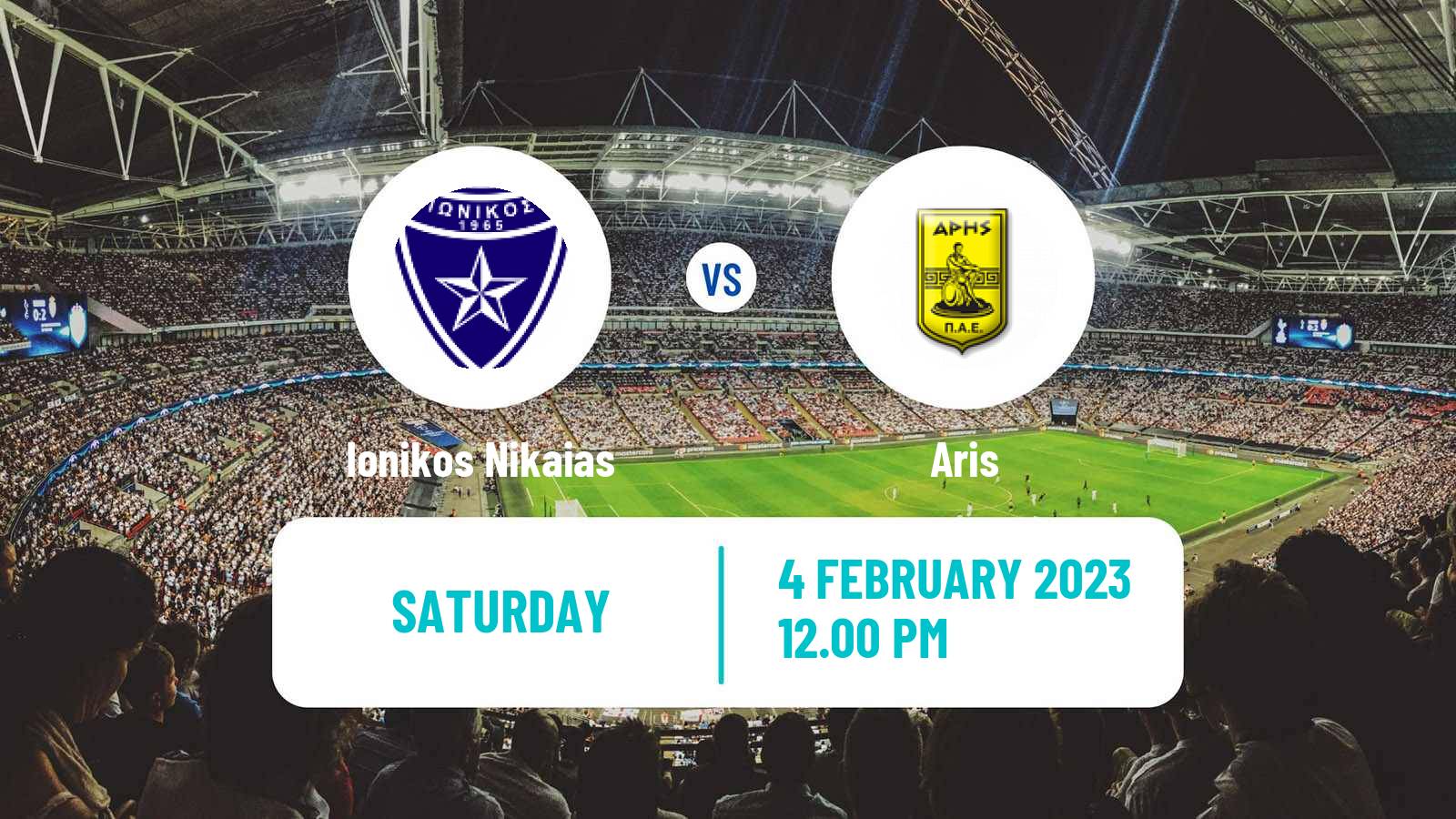 Soccer Greek Super League Ionikos Nikaias - Aris