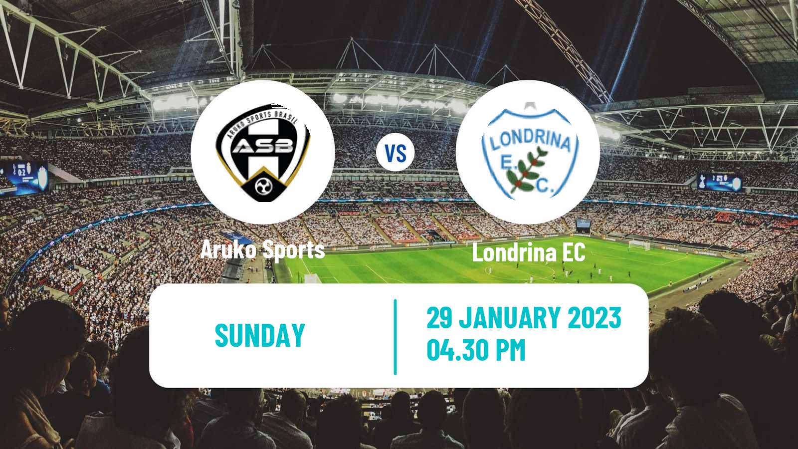 Soccer Brazilian Campeonato Paranaense Aruko Sports - Londrina