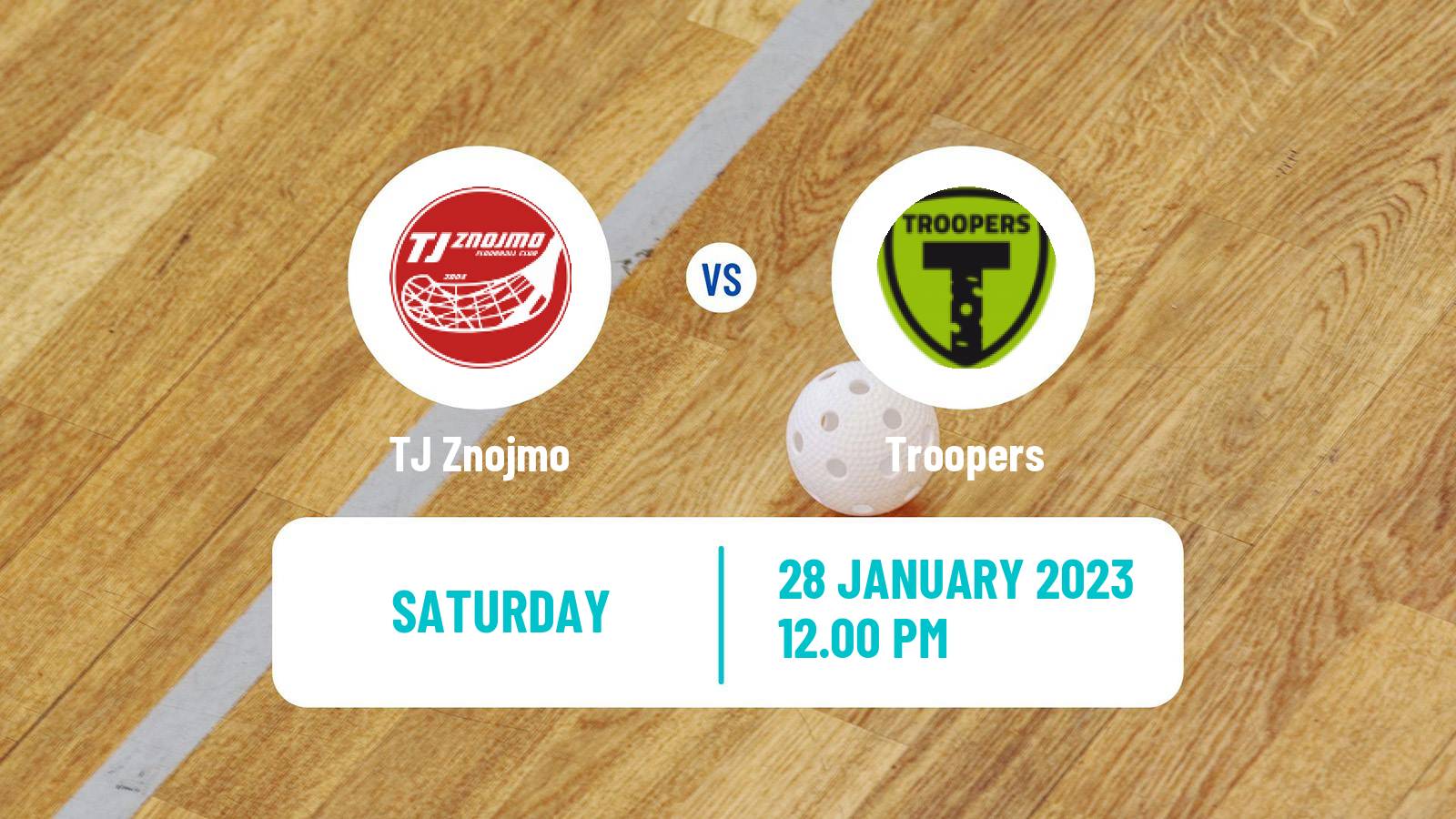 Floorball Czech 1 Liga Floorball Znojmo - Troopers