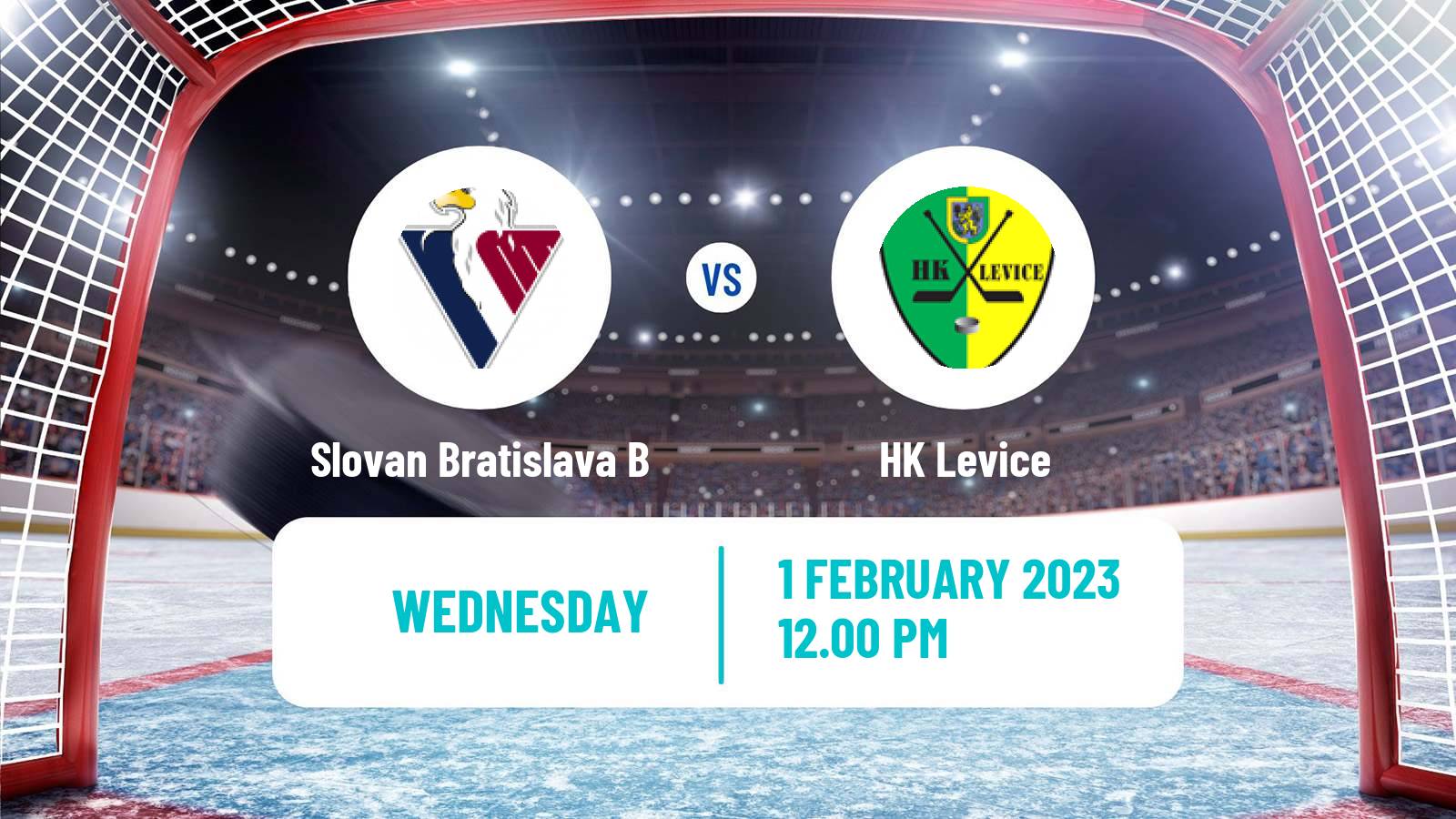 Hockey Slovak 1 Liga Hockey Slovan Bratislava B - Levice