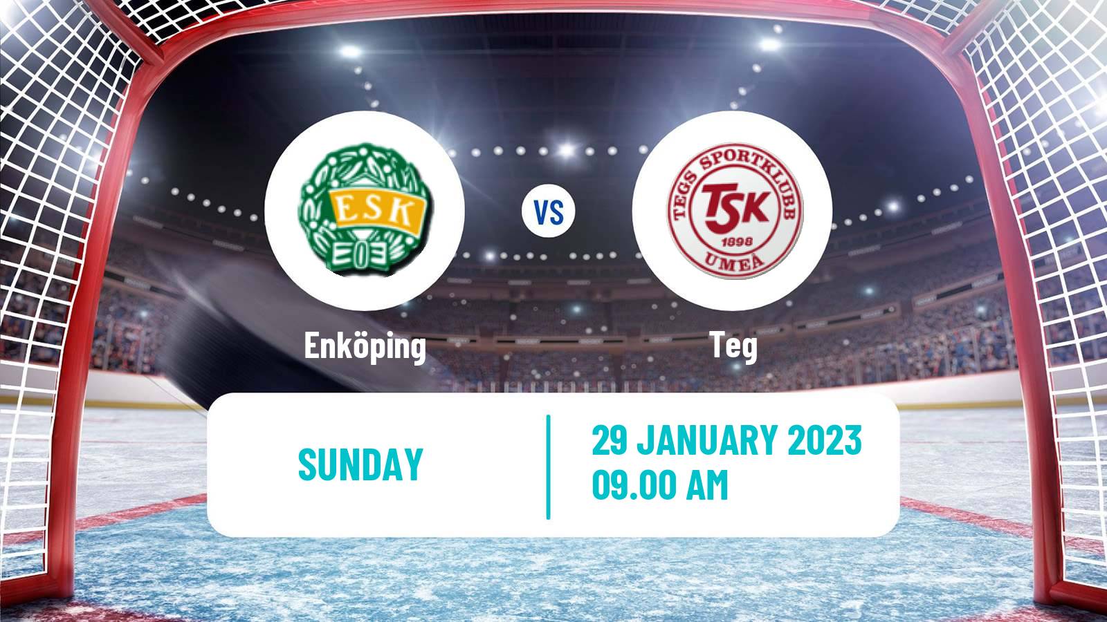 Hockey Swedish HockeyEttan Norra Var Enköping - Teg