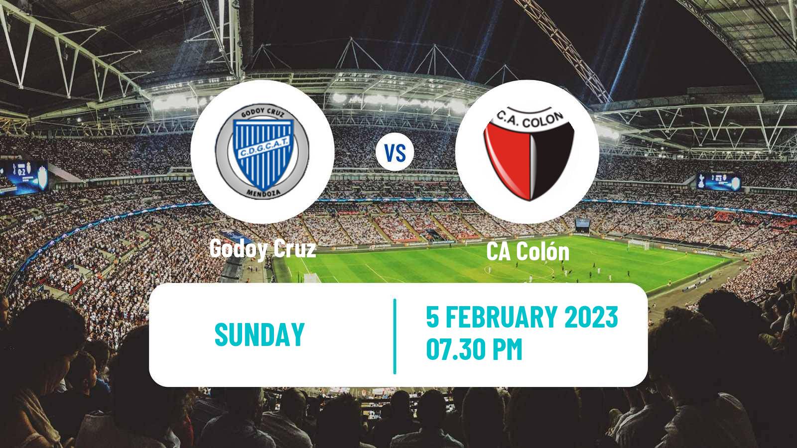 Soccer Argentinian Liga Profesional Godoy Cruz - Colón
