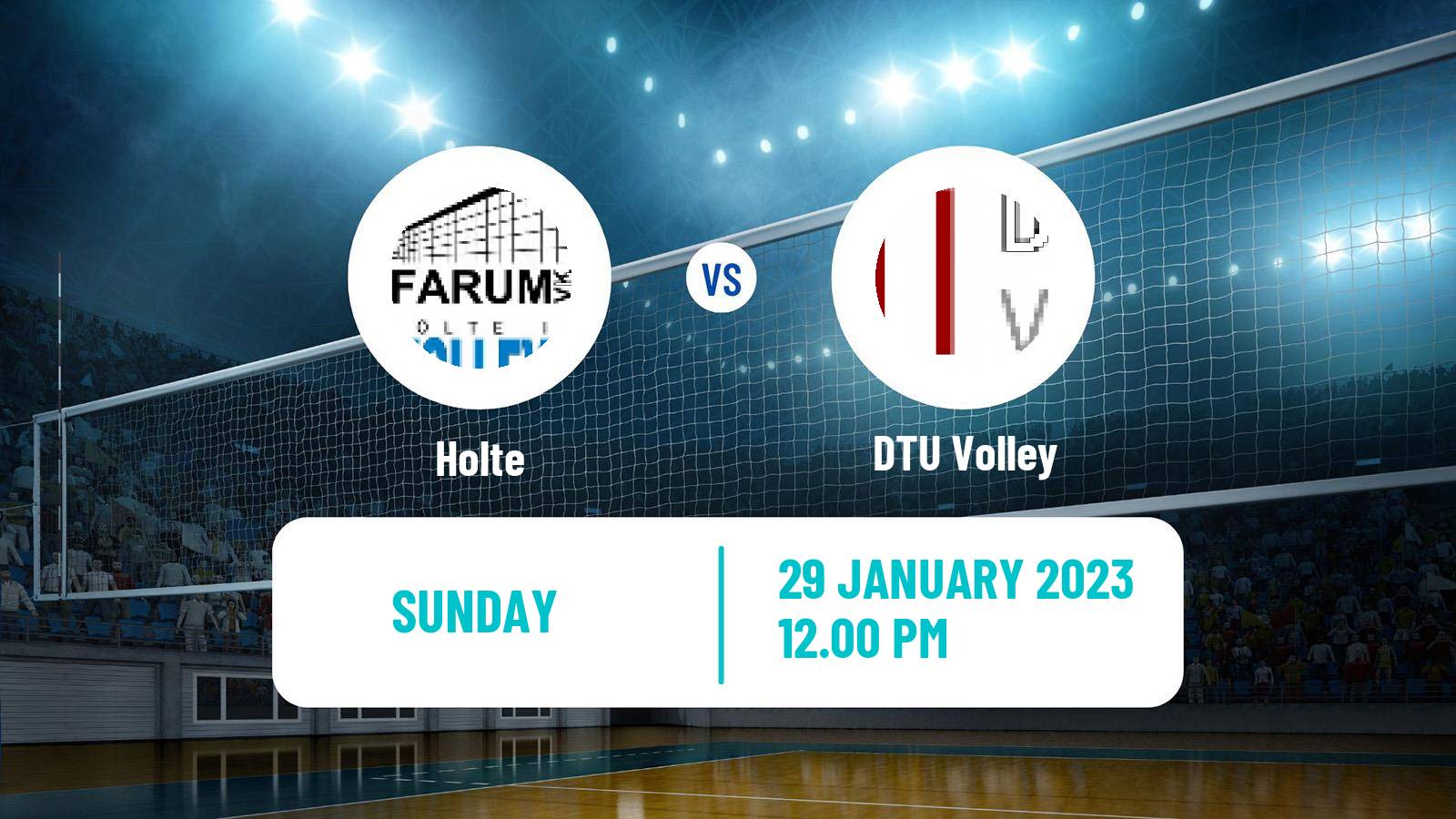 Volleyball Danish 1 Division East Volleyball Holte - DTU