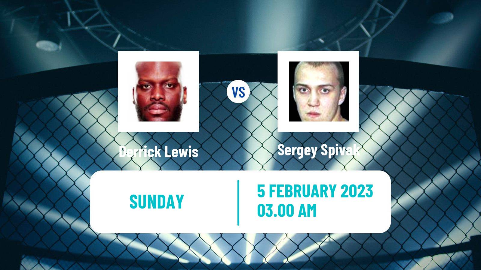 MMA MMA Derrick Lewis - Sergey Spivak
