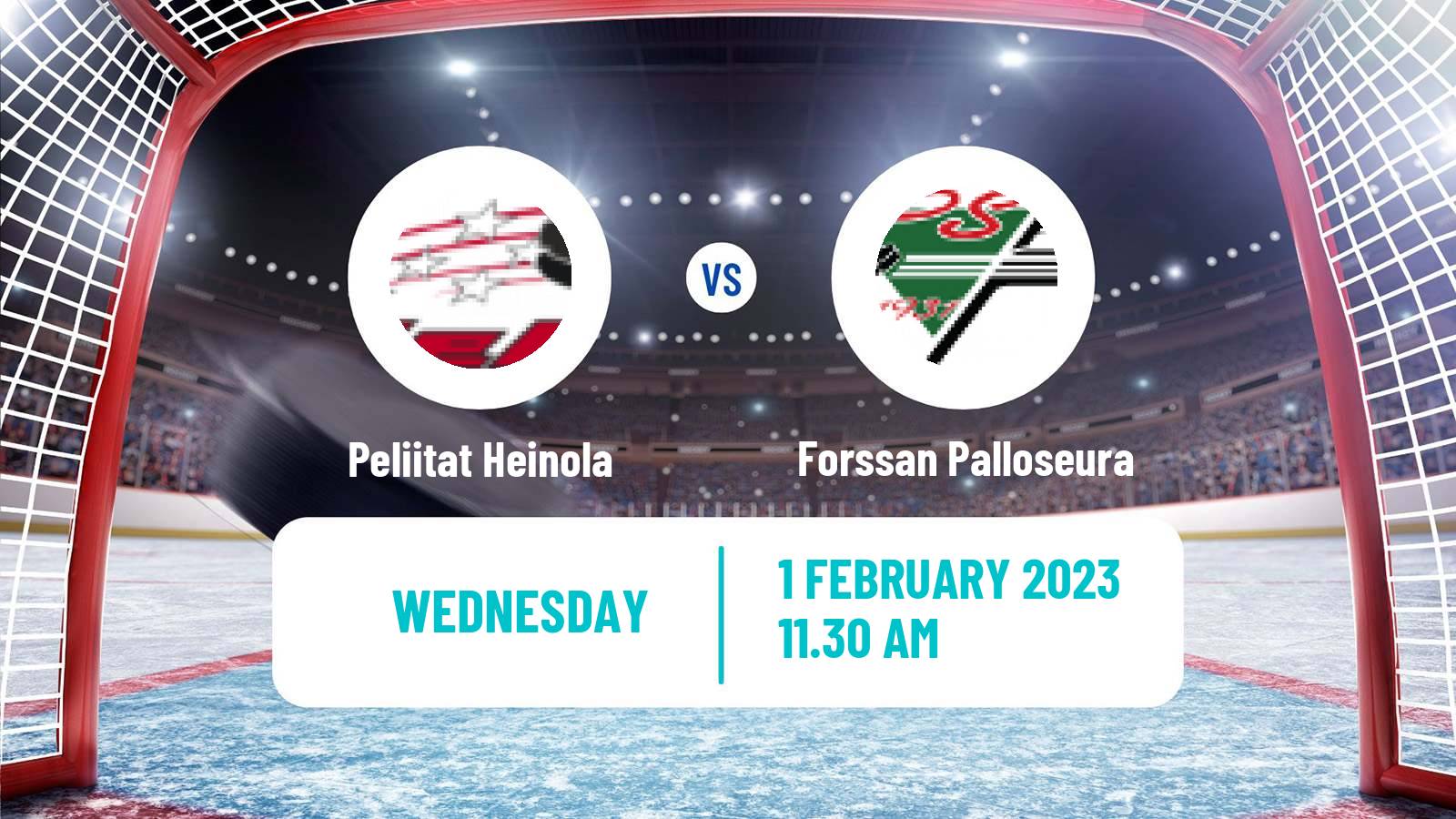 Hockey Finnish Mestis Peliitat Heinola - Forssan Palloseura
