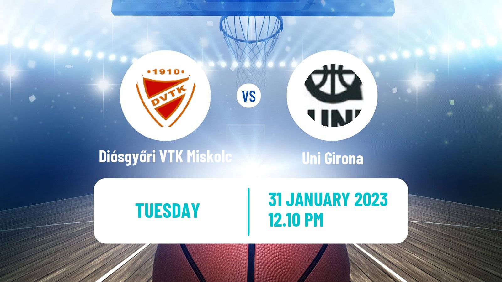 Basketball Euroleague Women Diósgyőri VTK Miskolc - Uni Girona