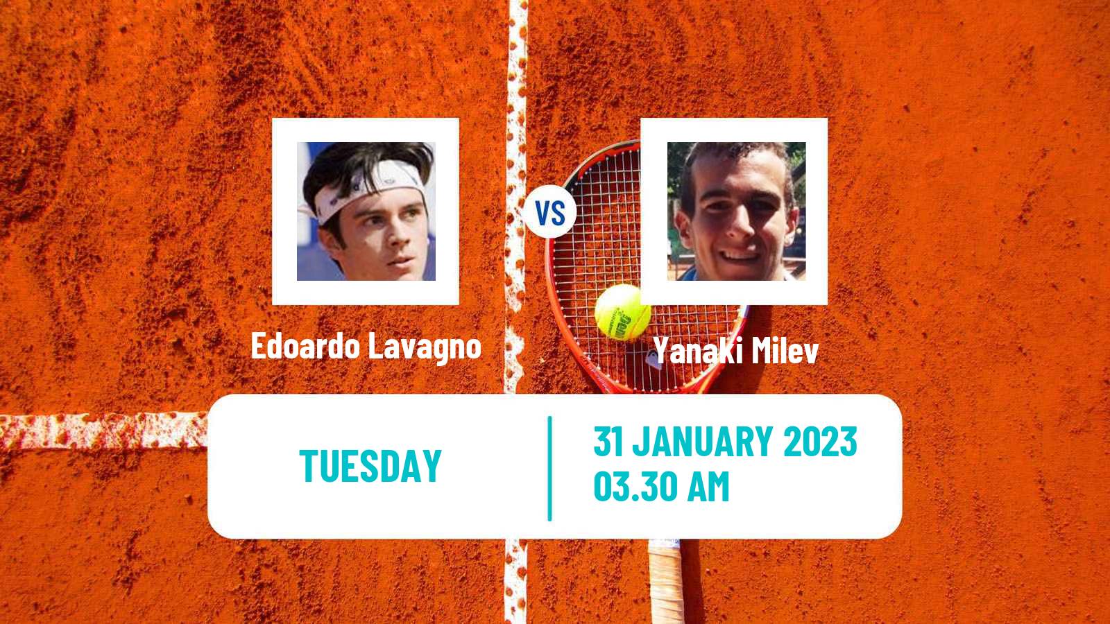 Tennis ITF Tournaments Edoardo Lavagno - Yanaki Milev