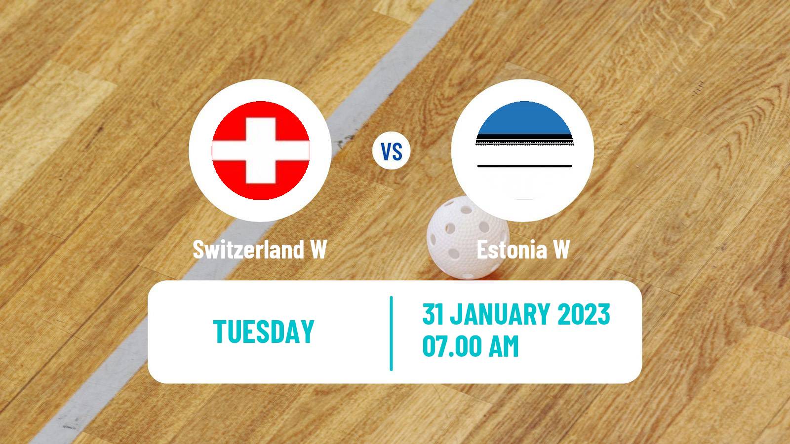 Floorball World Championship Floorball Women Switzerland W - Estonia W