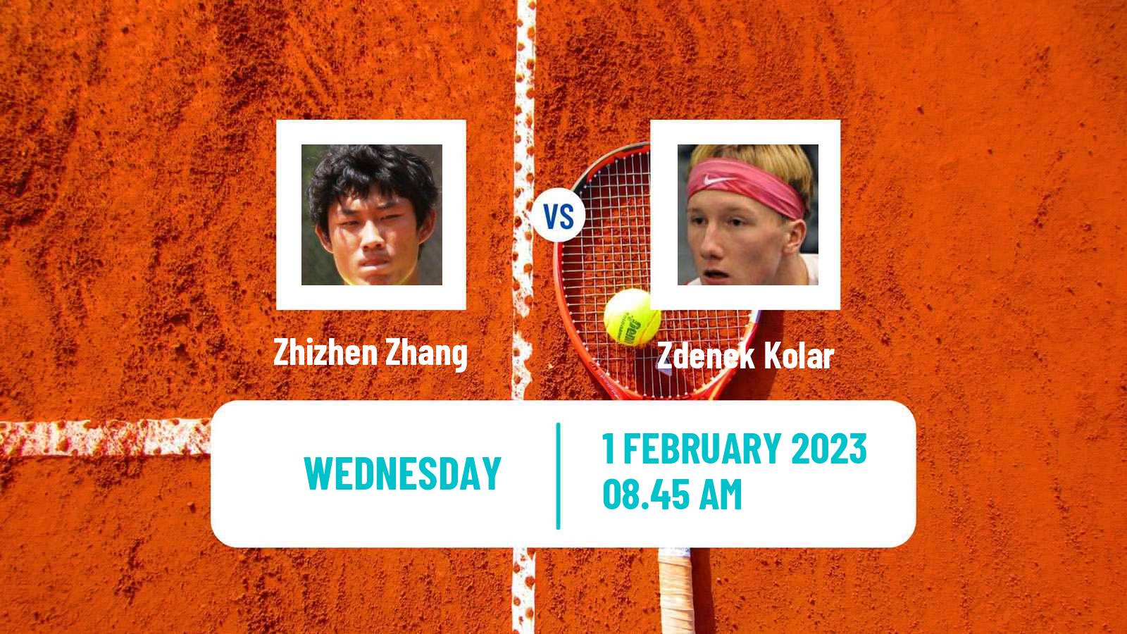Tennis ATP Challenger Zhizhen Zhang - Zdenek Kolar