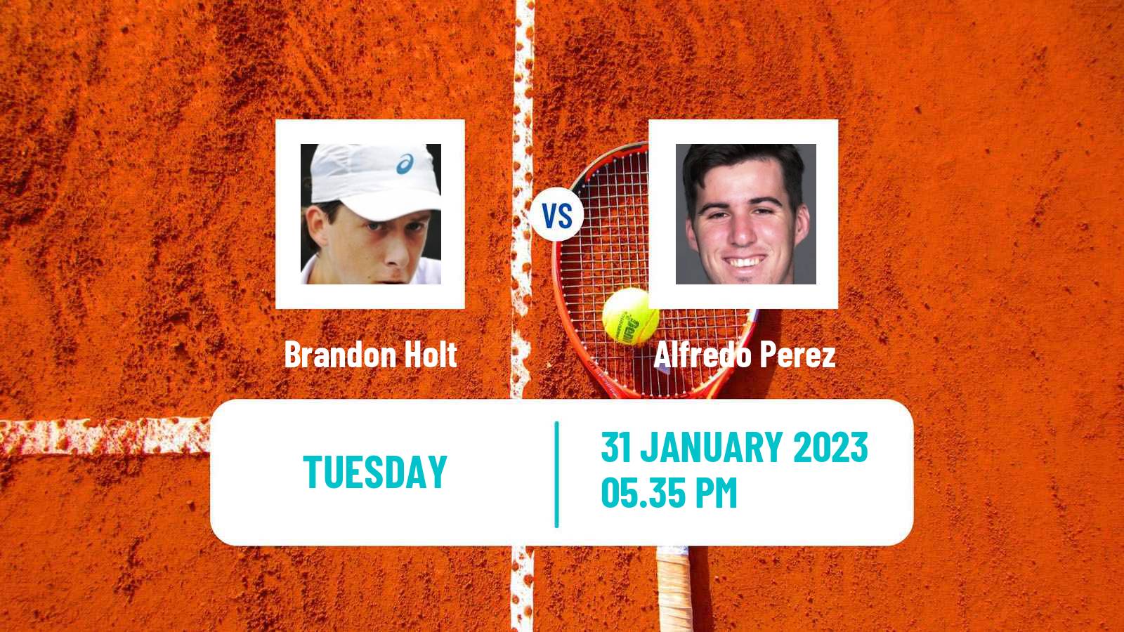 Tennis ATP Challenger Brandon Holt - Alfredo Perez
