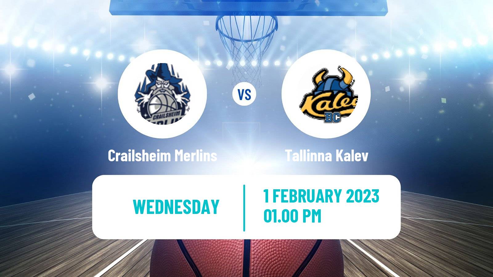 Basketball FIBA Europe Cup Crailsheim Merlins - Tallinna Kalev