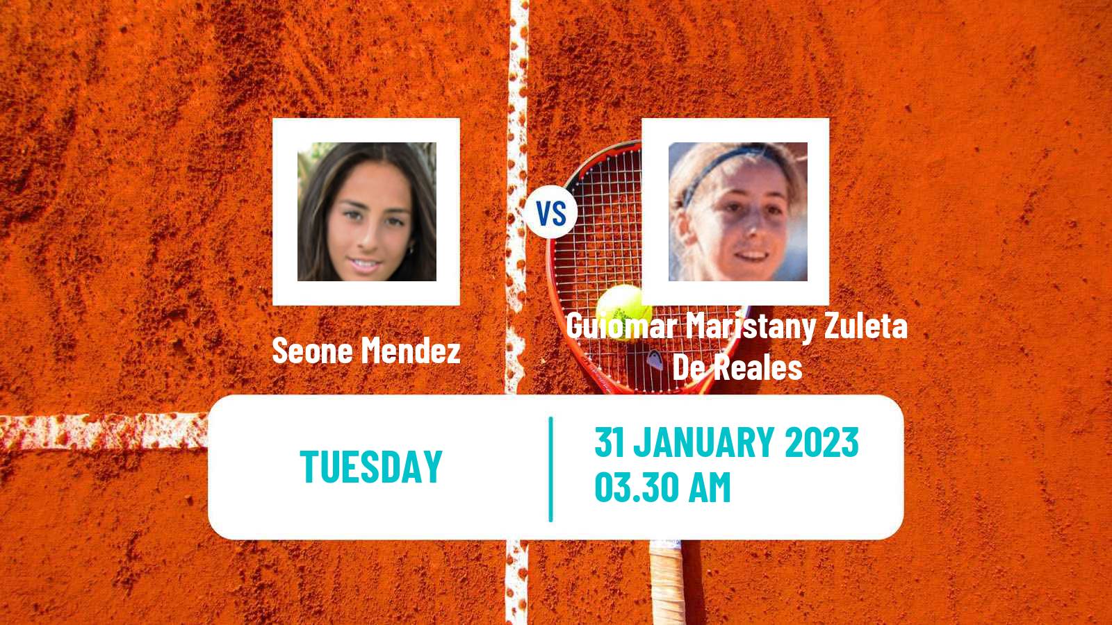 Tennis ITF Tournaments Seone Mendez - Guiomar Maristany Zuleta De Reales