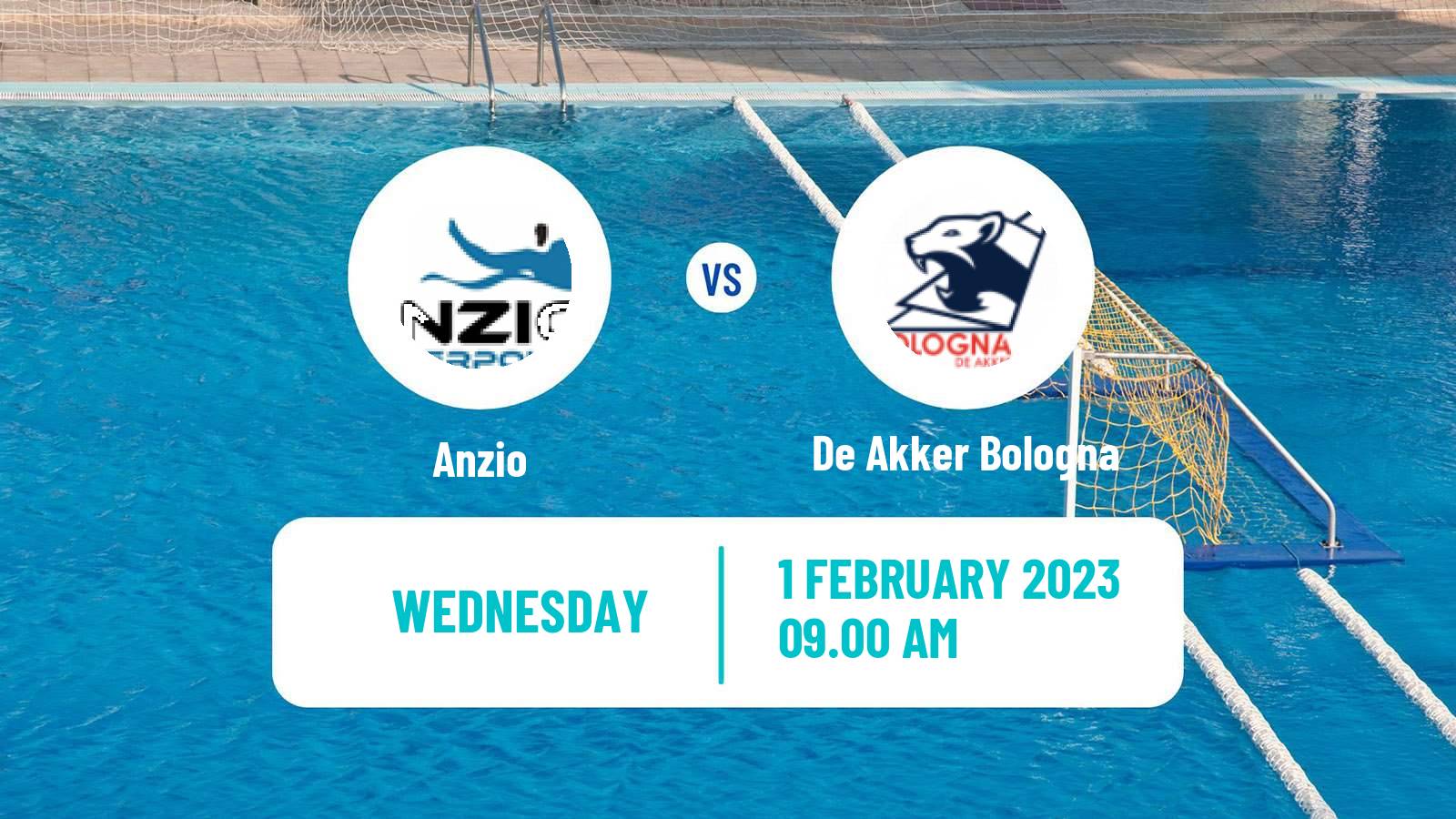 Water polo Italian A1 Water Polo Anzio - De Akker Bologna