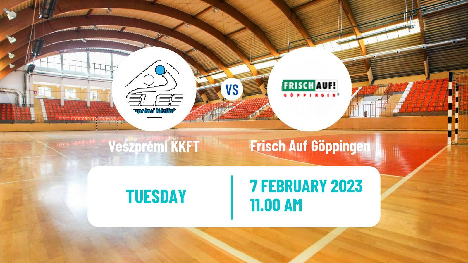 Handball EHF European League Veszprémi KKFT - Frisch Auf Göppingen