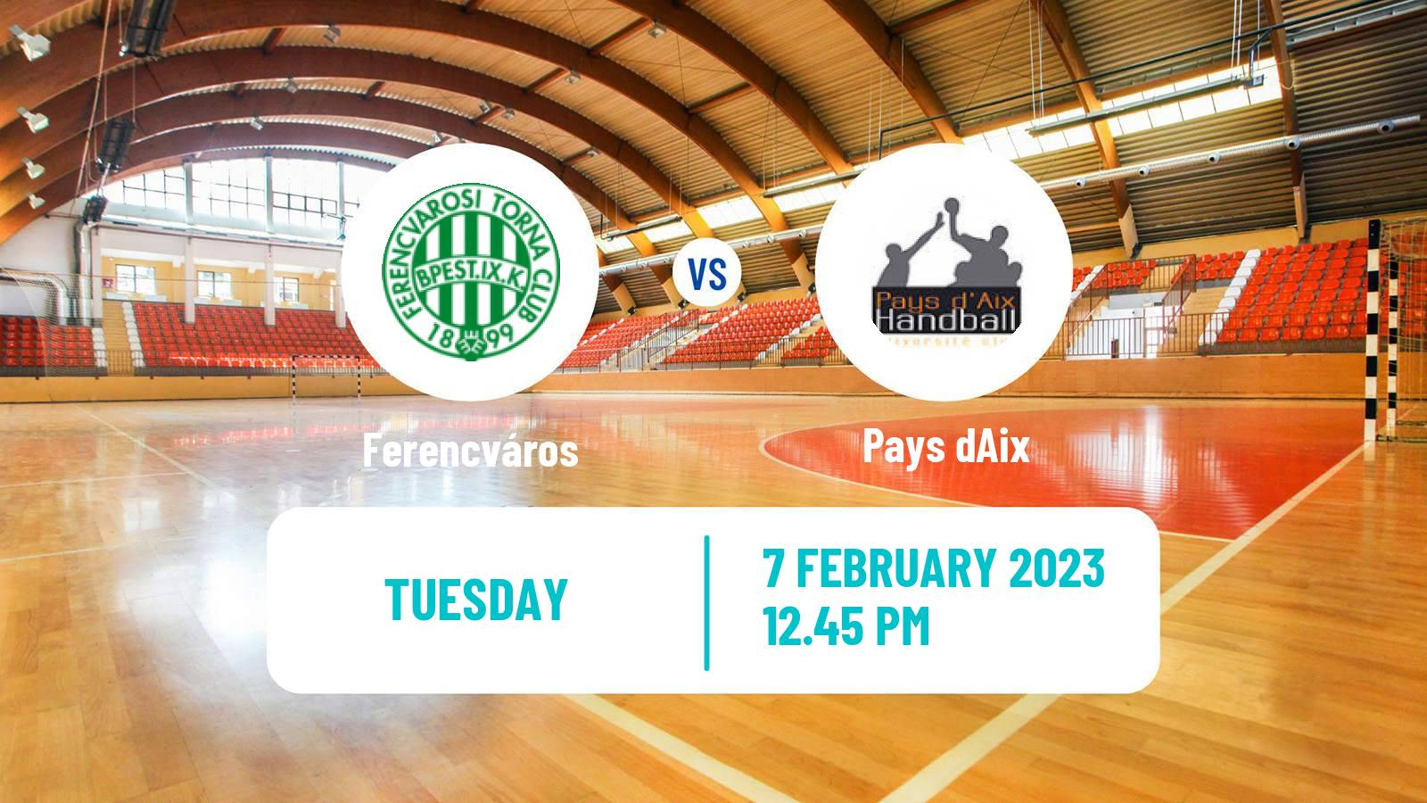 Handball EHF European League Ferencváros - Pays dAix