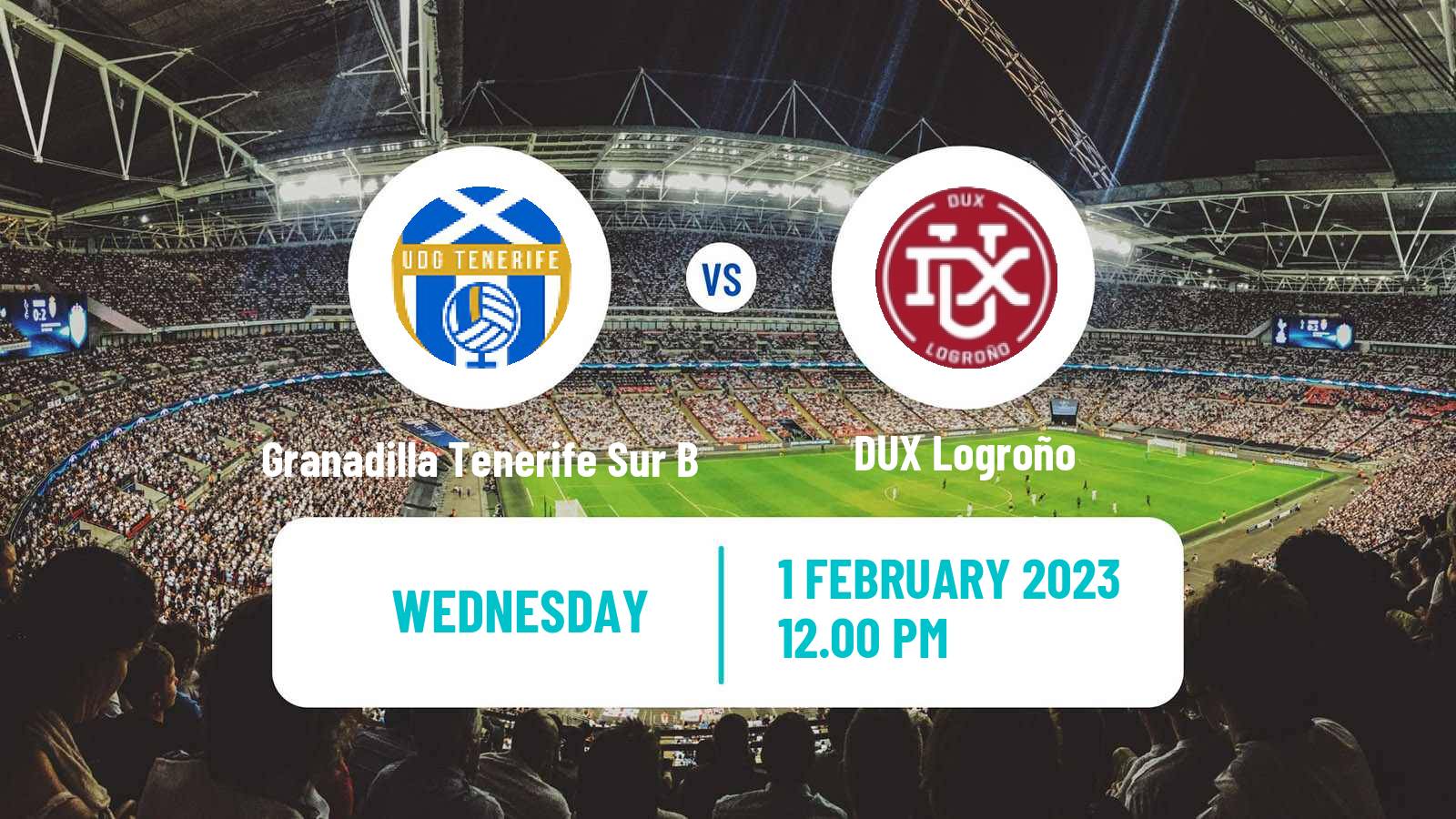Soccer Spanish Primera Federacion Women Granadilla Tenerife Sur B - DUX Logroño