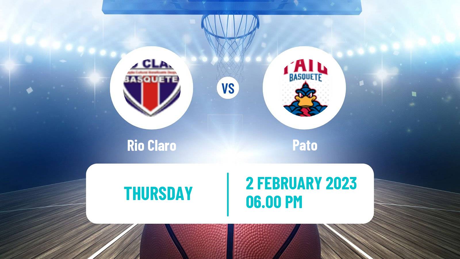Basketball Brazilian NBB Rio Claro - Pato