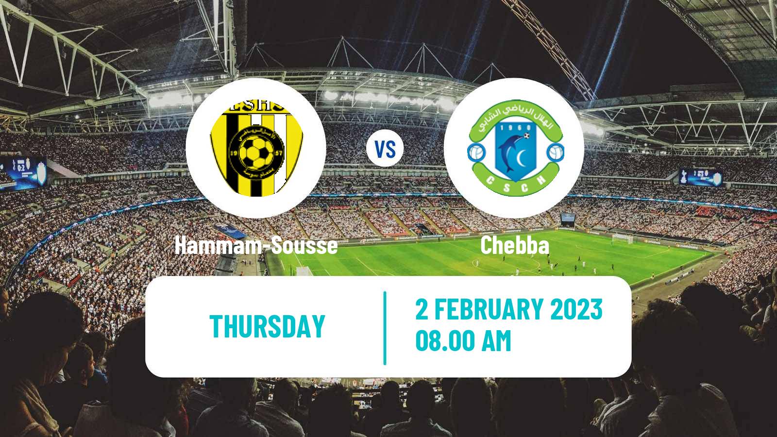 Soccer Tunisian Ligue Professionnelle 1 Hammam-Sousse - Chebba