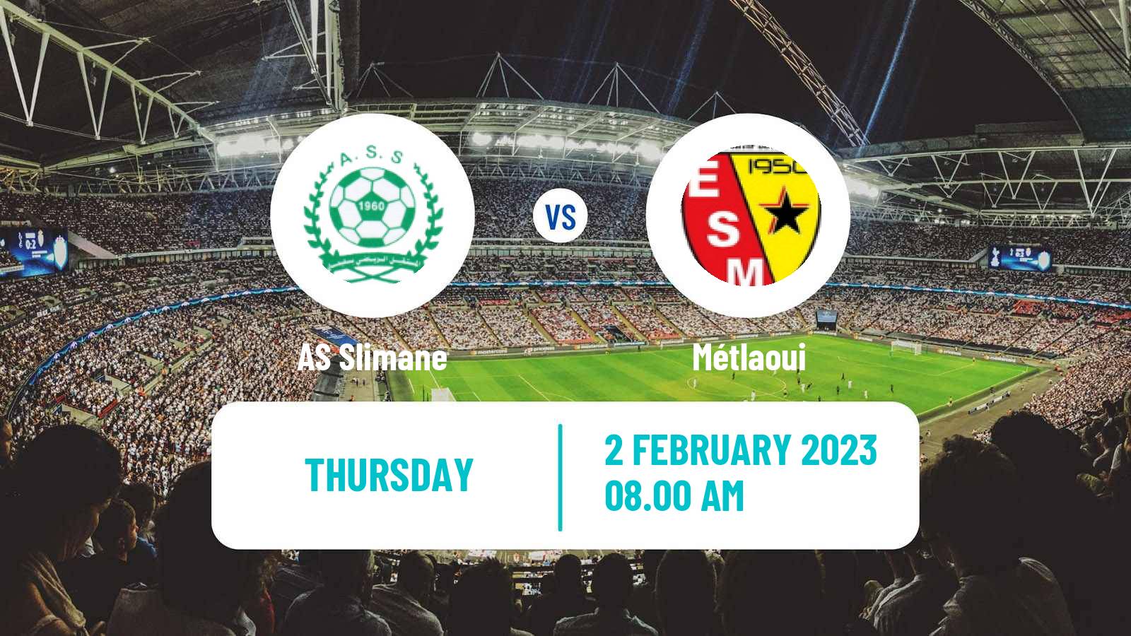 Soccer Tunisian Ligue Professionnelle 1 Slimane - Métlaoui