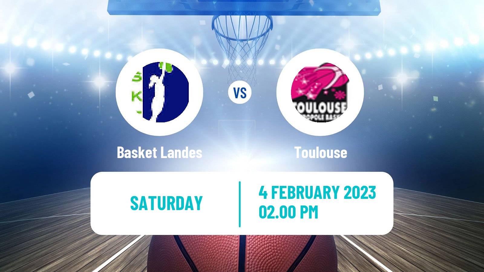 Basketball French LFB Basket Landes - Toulouse