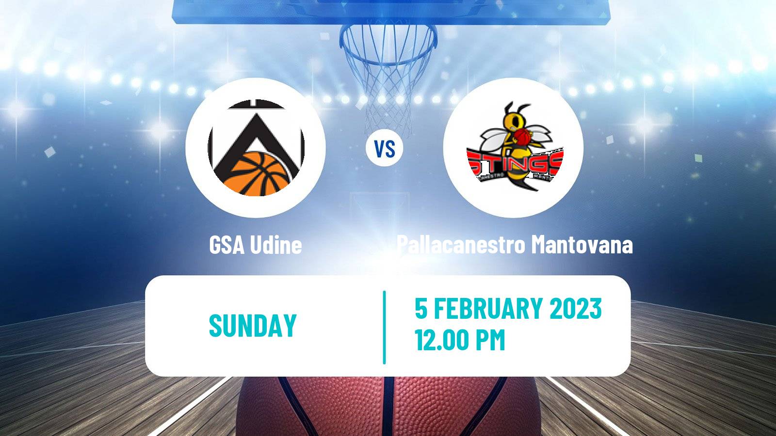 Basketball Italian Serie A2 Basketball Udine - Pallacanestro Mantovana