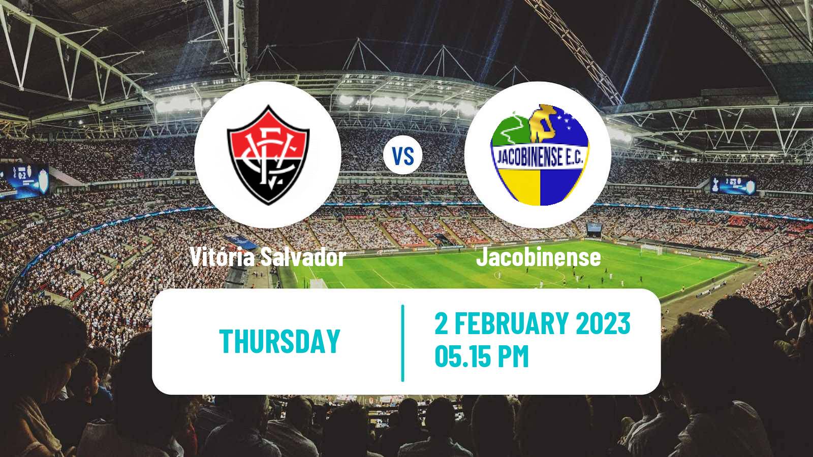 Soccer Brazilian Campeonato Baiano Vitória Salvador - Jacobinense