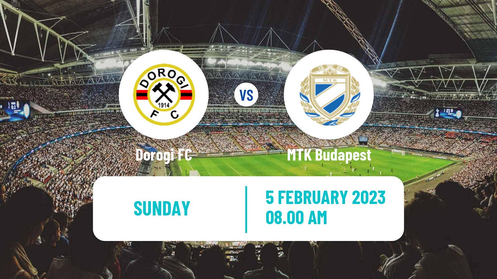 Soccer Hungarian NB II Dorogi - MTK Budapest