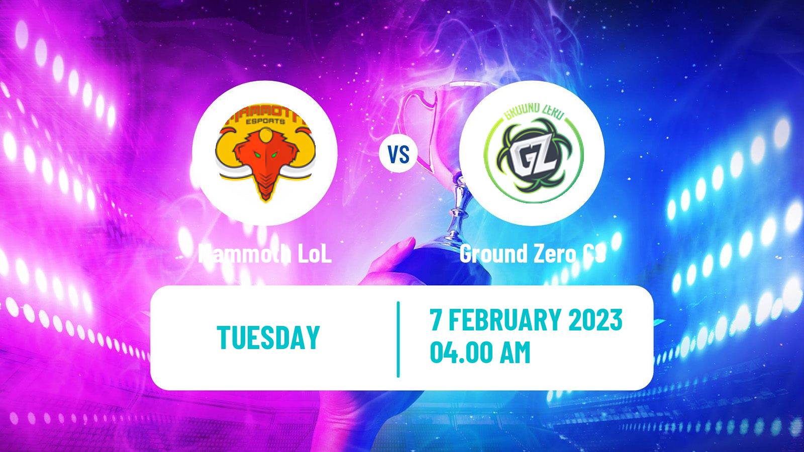 Esports eSports Mammoth - Ground Zero CS