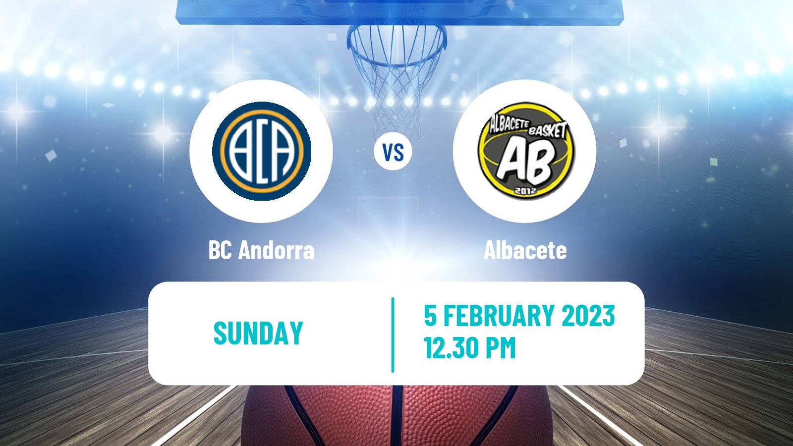 Basketball Spanish LEB Oro BC Andorra - Albacete
