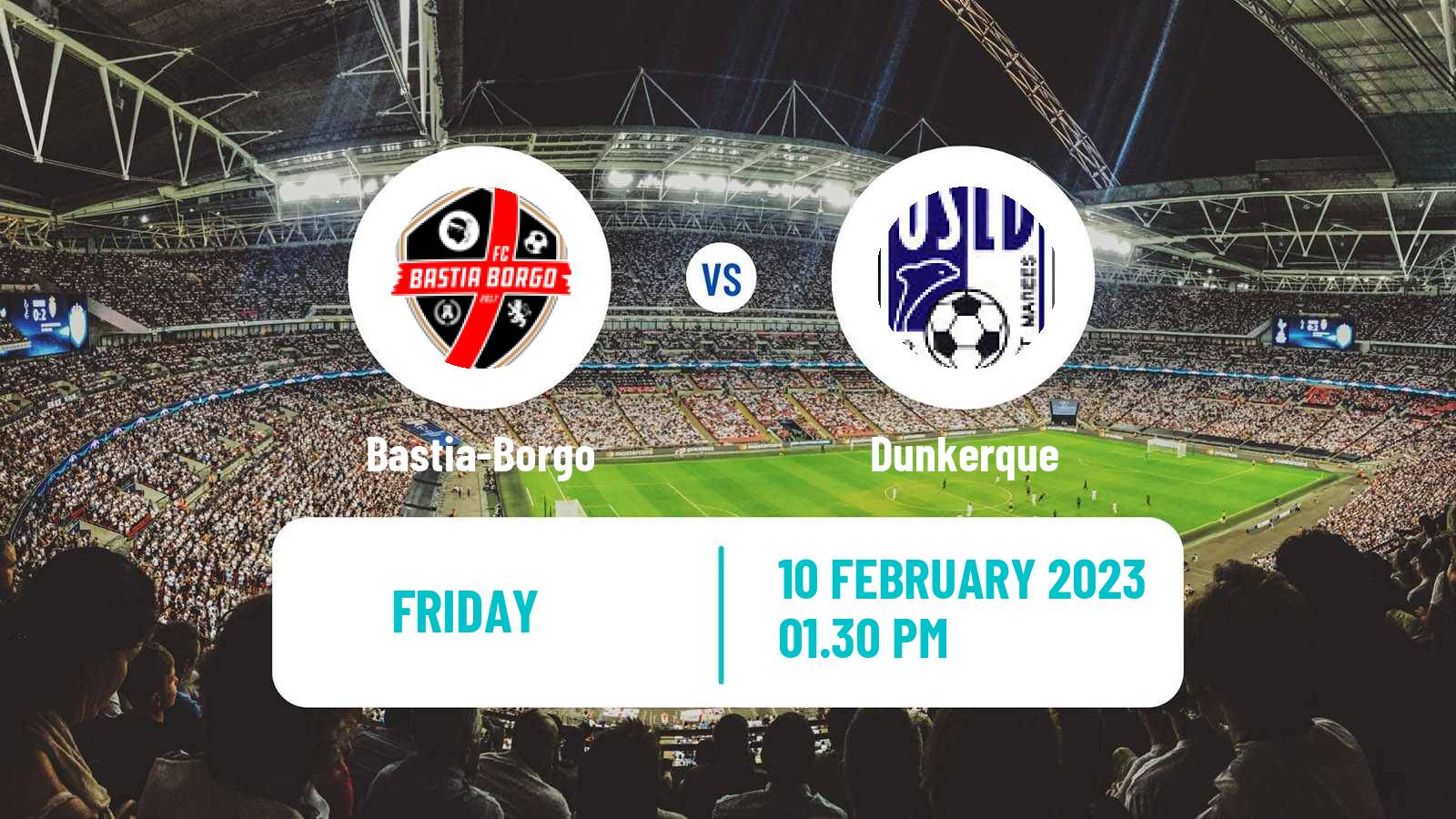 Soccer French National League Bastia-Borgo - Dunkerque