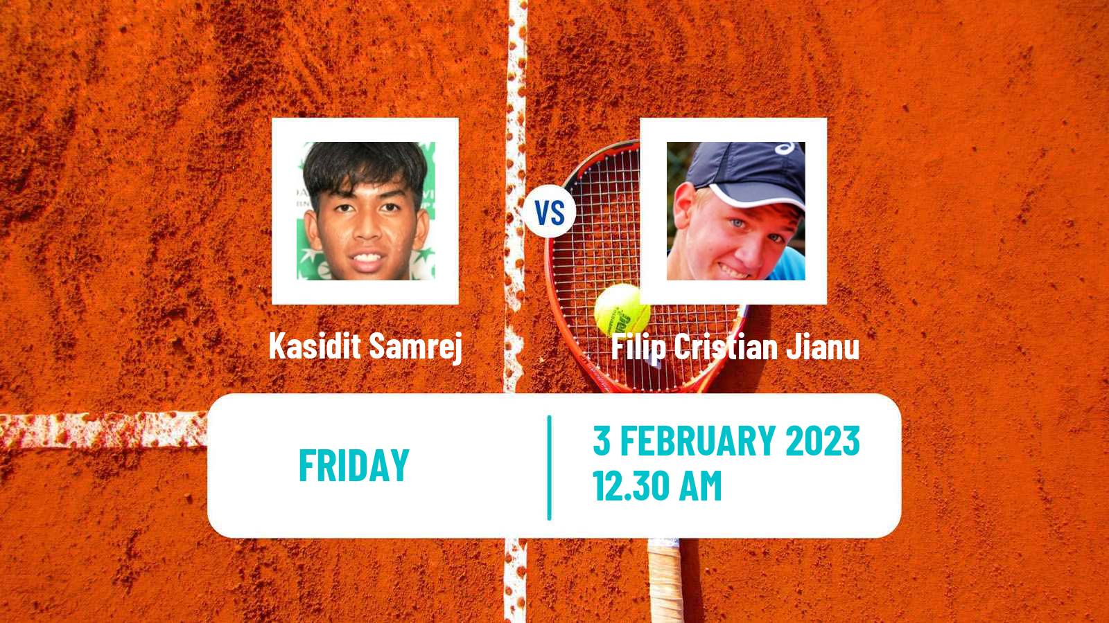 Tennis Davis Cup World Group I Kasidit Samrej - Filip Cristian Jianu