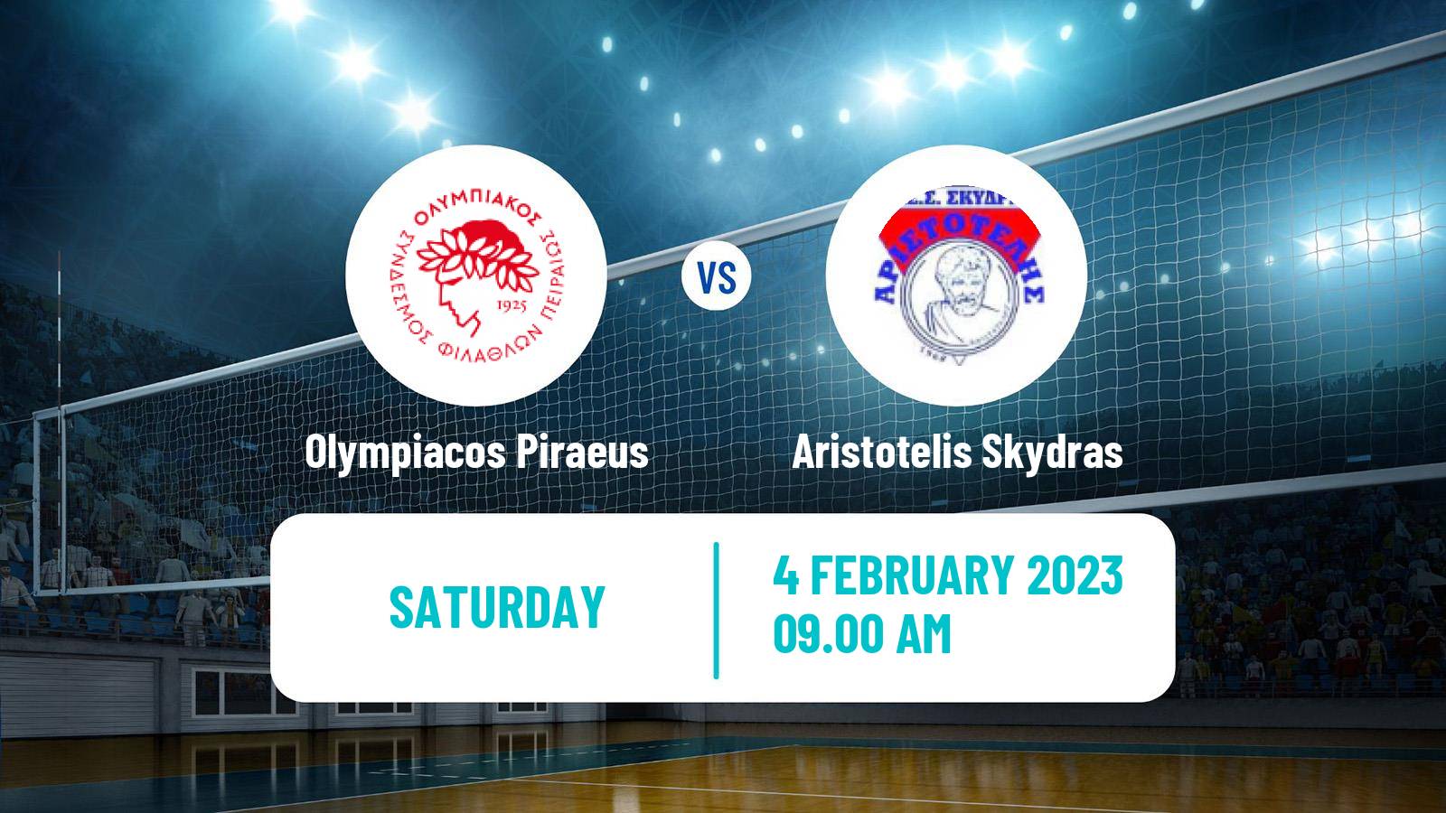Volleyball Greek A1 Ethniki Volleyball Olympiacos Piraeus - Aristotelis Skydras