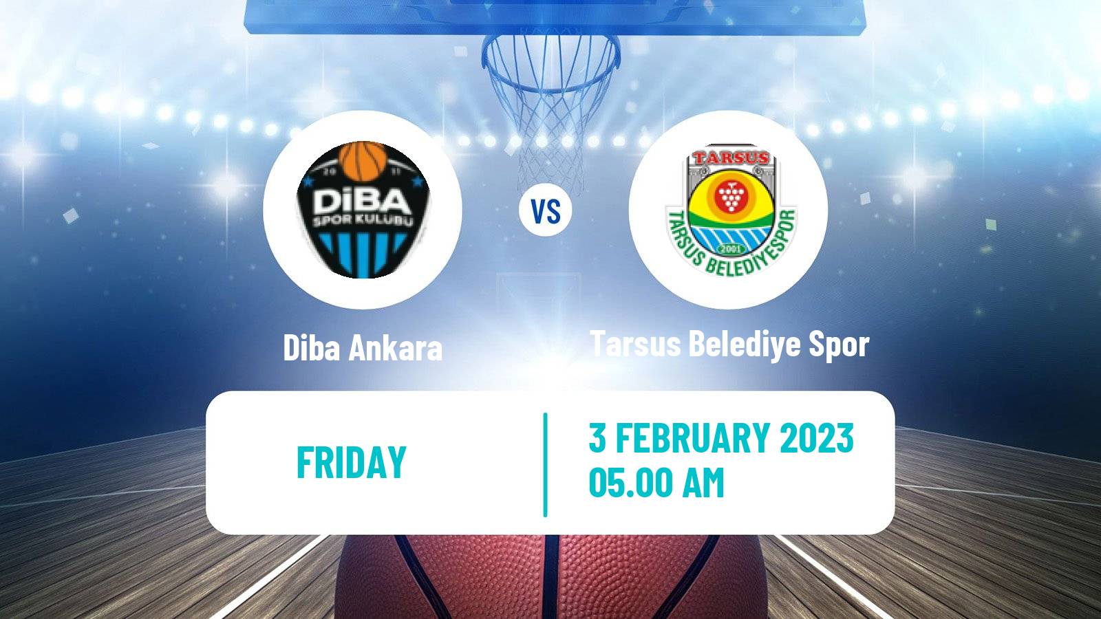 Basketball Turkish TKBL Women Diba Ankara - Tarsus Belediye Spor
