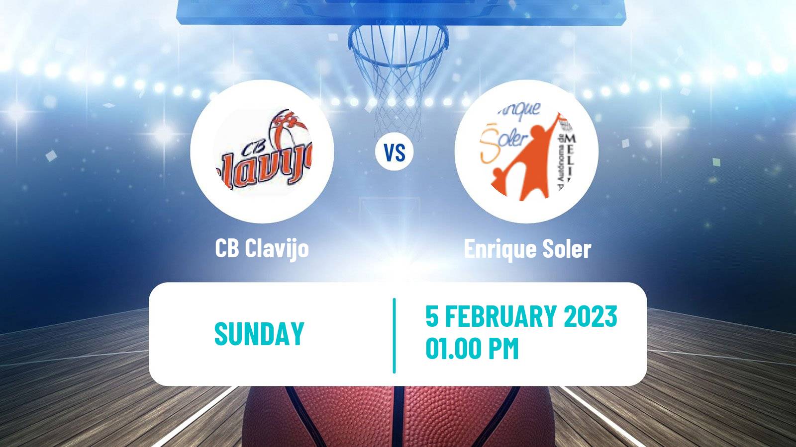 Basketball Spanish LEB Plata Clavijo - Enrique Soler