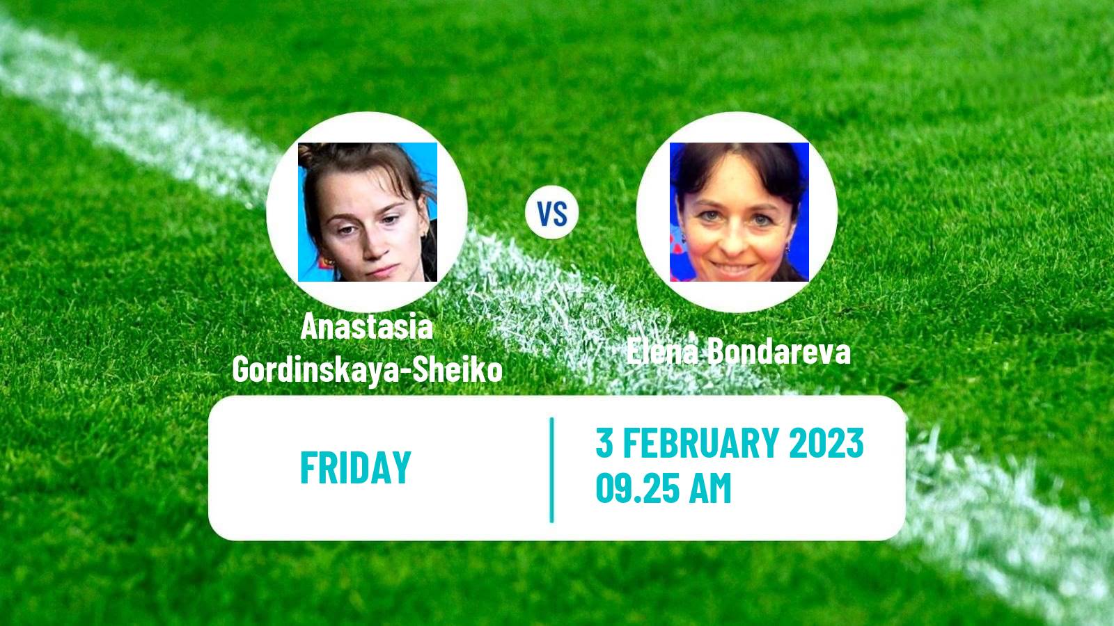 Table tennis Table Tennis Anastasia Gordinskaya-Sheiko - Elena Bondareva