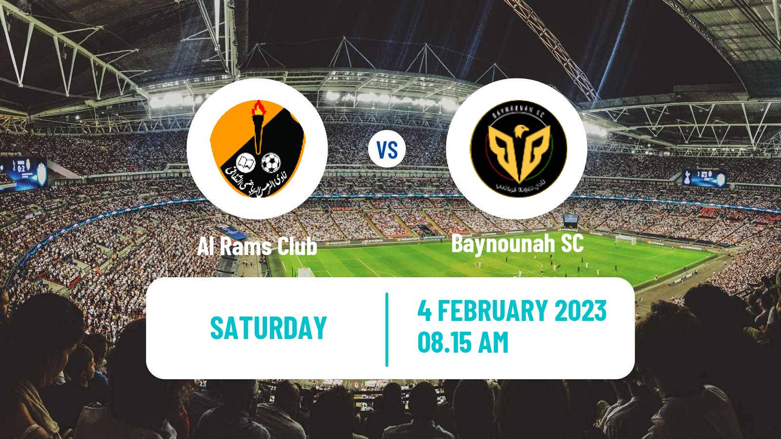 Soccer UAE Division 1 Al Rams - Baynounah