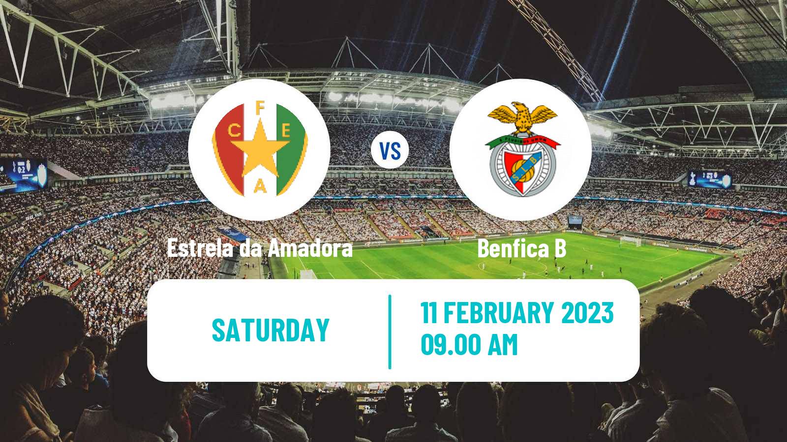 Soccer Portuguese Liga 2 Estrela da Amadora - Benfica B