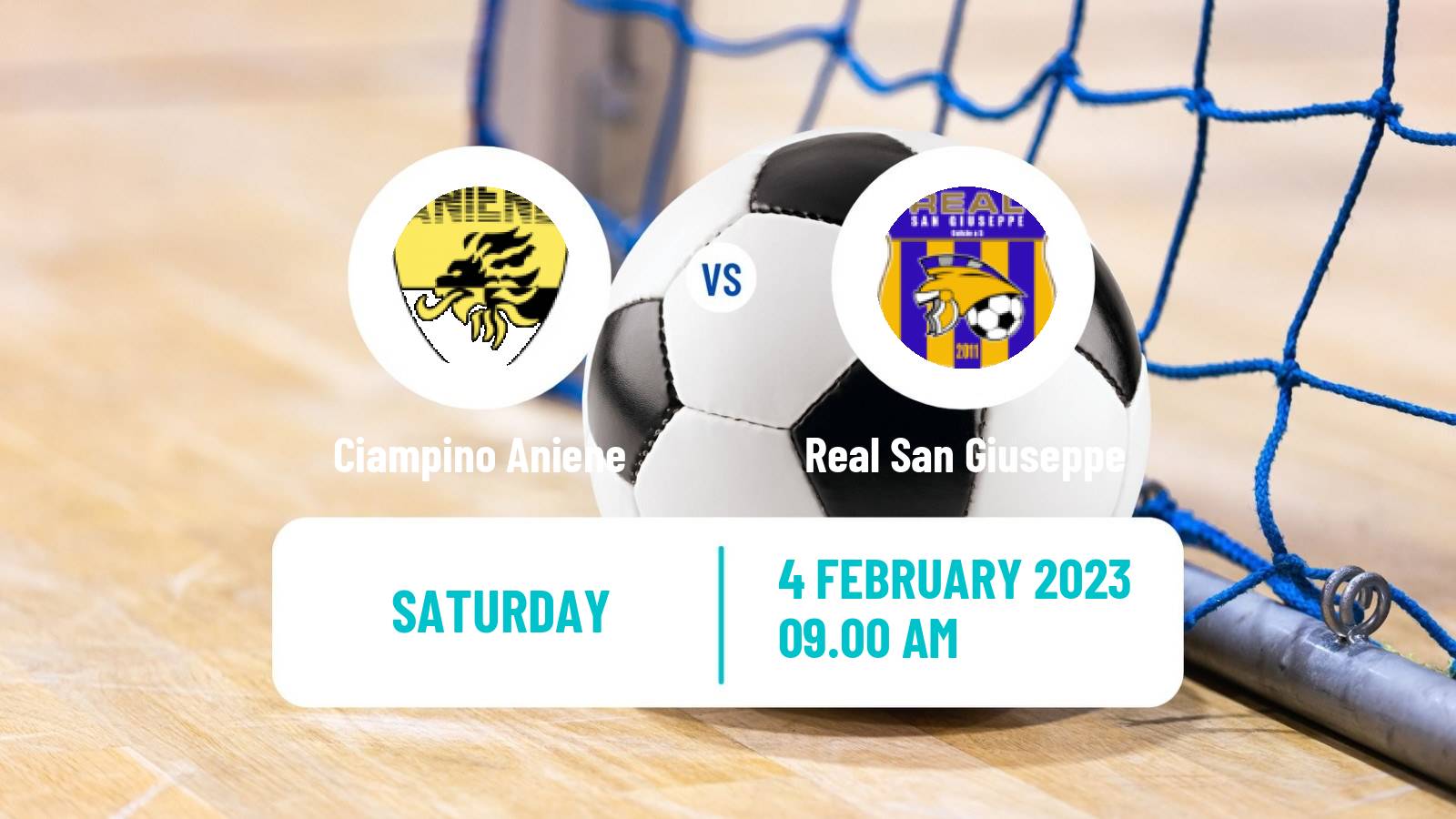 Futsal Italian Serie A Futsal Ciampino Aniene - Real San Giuseppe